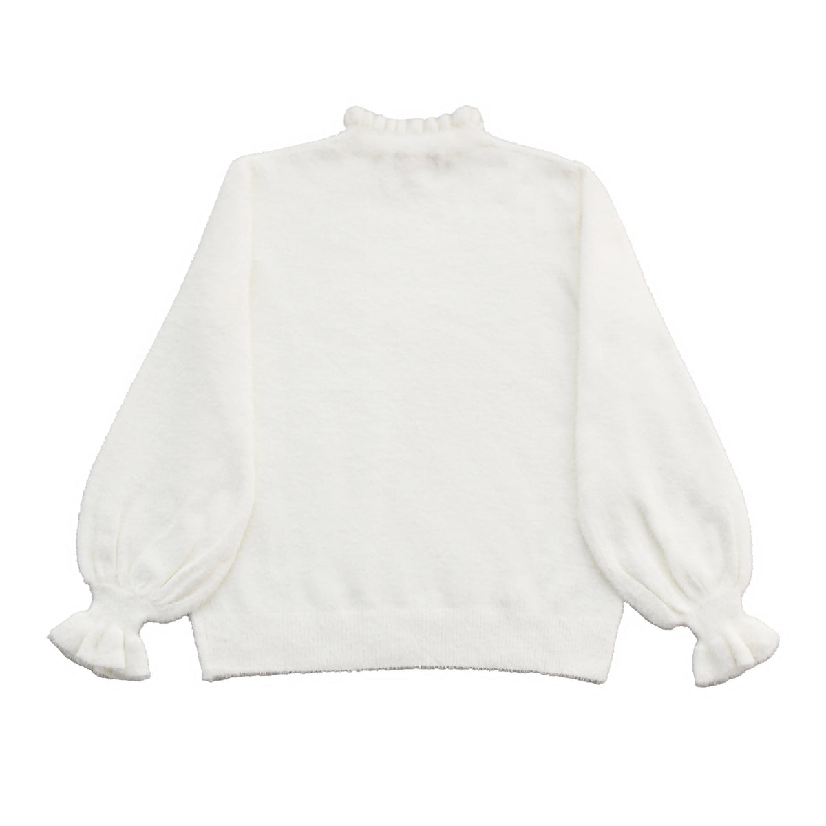 Women's Knit Puff Sleeve Turtleneck Lolita Sweater