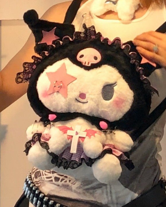 Y2K Sweet Cool Kuromi Backpack - LolitaEraBagY2K Sweet Cool Kuromi Backpack