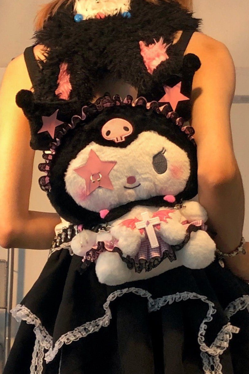 Y2K Sweet Cool Kuromi Backpack - LolitaEraBagY2K Sweet Cool Kuromi Backpack