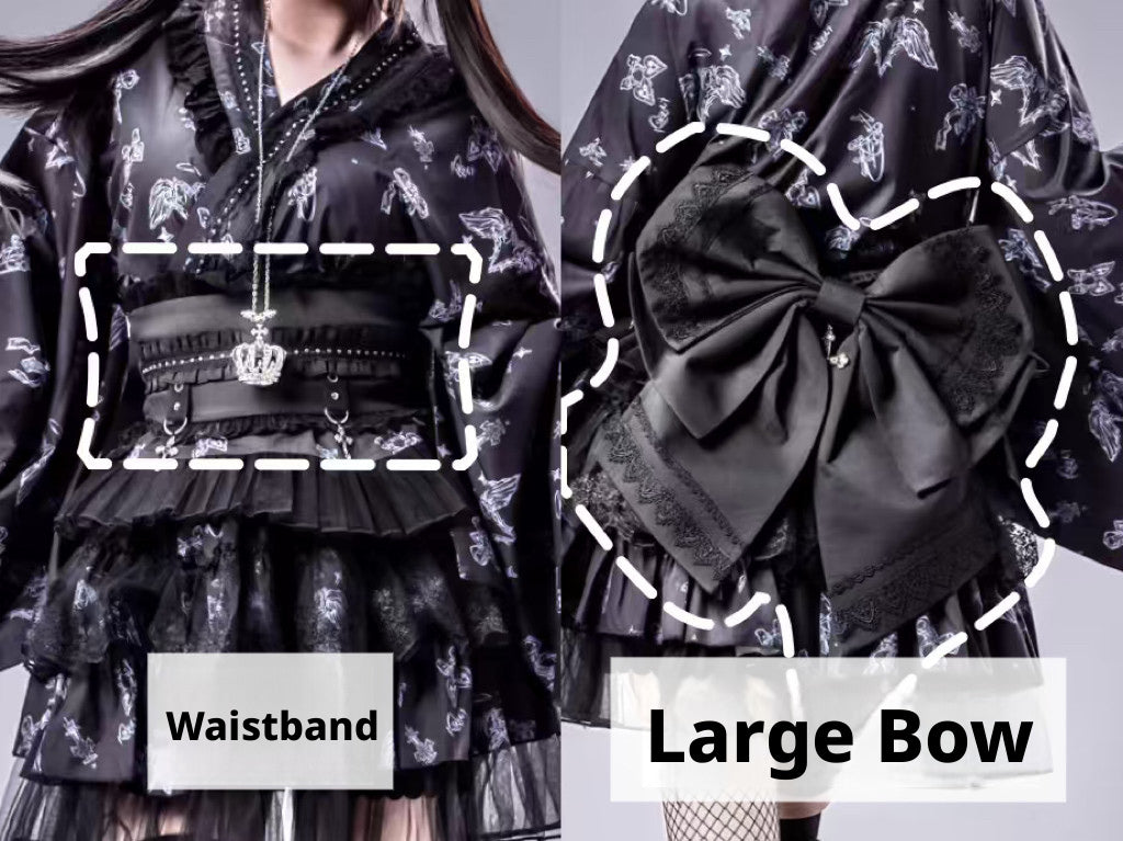 Stitched Puppet Galaxy and You Gothic Lolita Yukata Set